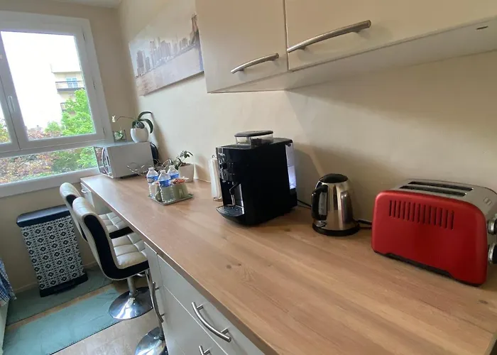 Superbe Au Calme Avec Parking Gratuit. * Мериньяк